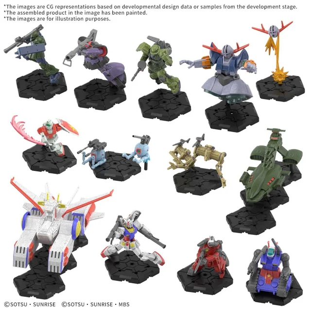 Gundam Assemble Deluxe Set 01 (DX01) Minatures Game