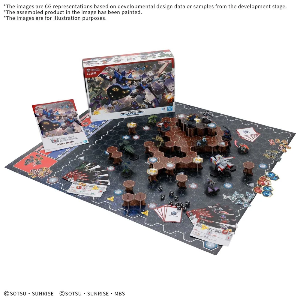 Gundam Assemble Deluxe Set 01 (DX01) Minatures Game Image 1