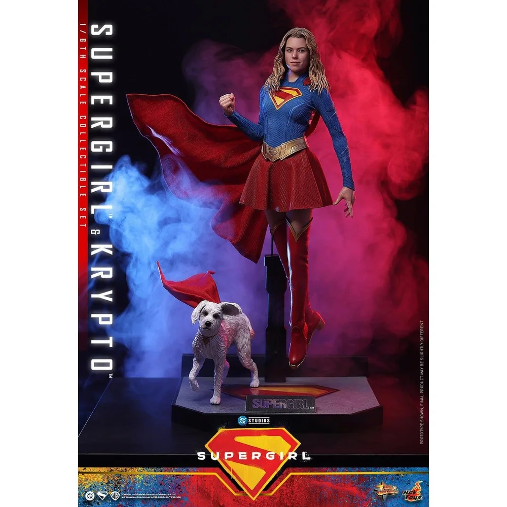 Hot Toys DC Comics Movie Masterpiece Action Figure Set Supergirl & Krypto 28 cm Image 1