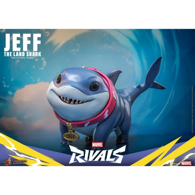 Hot Toys Marvel Rivals Videogame Masterpiece Series Action Figure Jeff the Land Shark 11 cm
