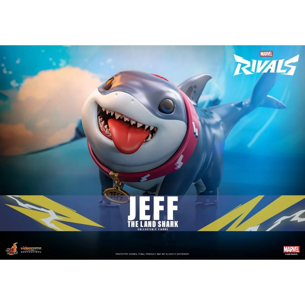 Hot Toys Marvel Rivals Videogame Masterpiece Series Action Figure Jeff the Land Shark 11 cm Image 1