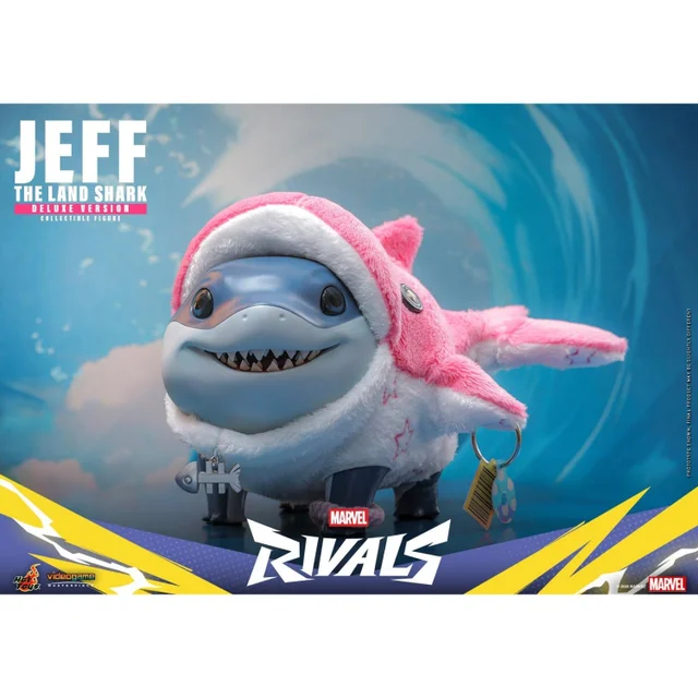 Hot Toys Marvel Rivals Videogame Masterpiece Series Action Figure Jeff the Land Shark (Deluxe Version) 11 cm