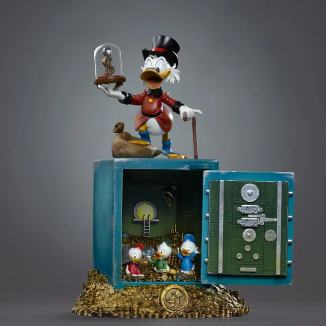 Iron Studios Uncle Scrooge Mcduck and Nephews - Duck Tales - Art Scale 1/10
