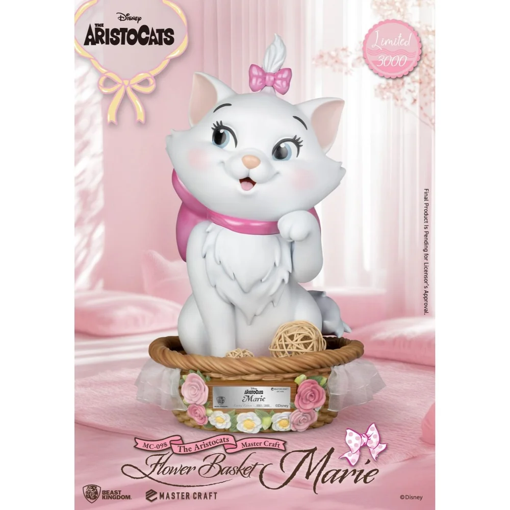 Beast Kingdom Aristocats Master Craft Statue Flower Basket Marie 32 cm Image 1