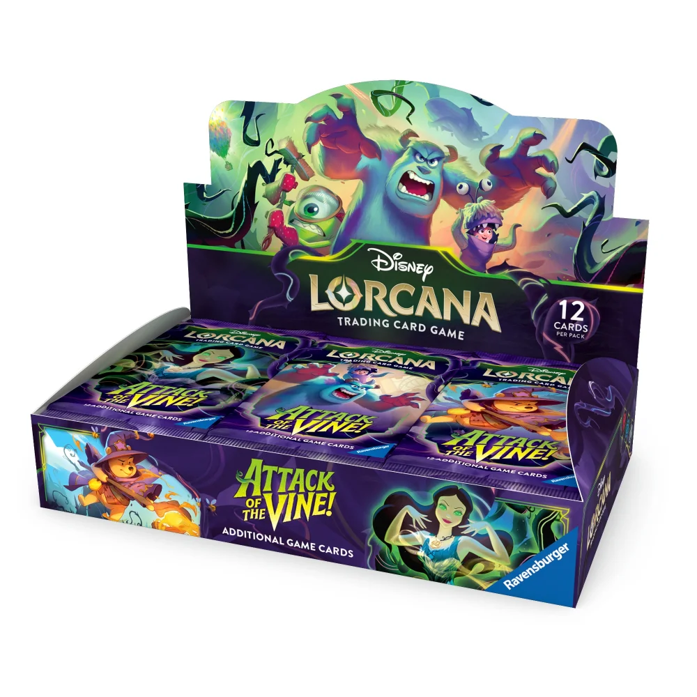 Disney Lorcana Trading Card Game Attack of the Vine! Booster Box (24 Packs) Image 1