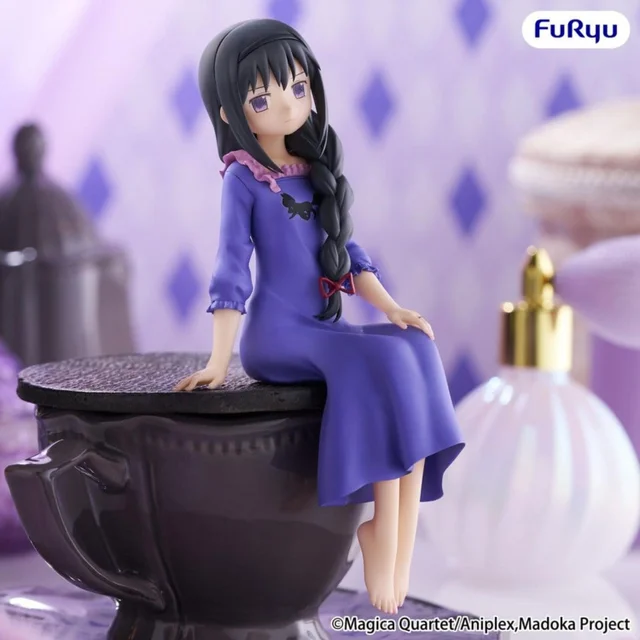 Puella Magi Madoka Magica PVC Figure Noodle Stopper -Homura Akemi- 15 cm