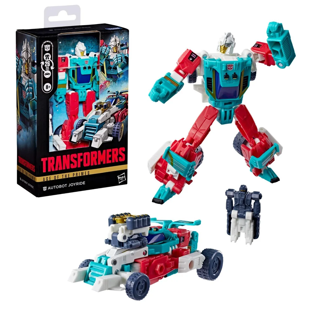 Transformers Age of the Primes Autobot Joyride, Deluxe Class 13 cm Converting Action Figure, Robot Toys for Ages 8+ Image 1