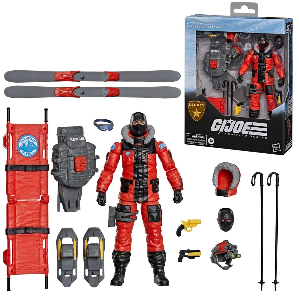 G.I. Joe Classified Series Legacy Collection: Action Joe - Avalanche Response Action Figure Set Image 1