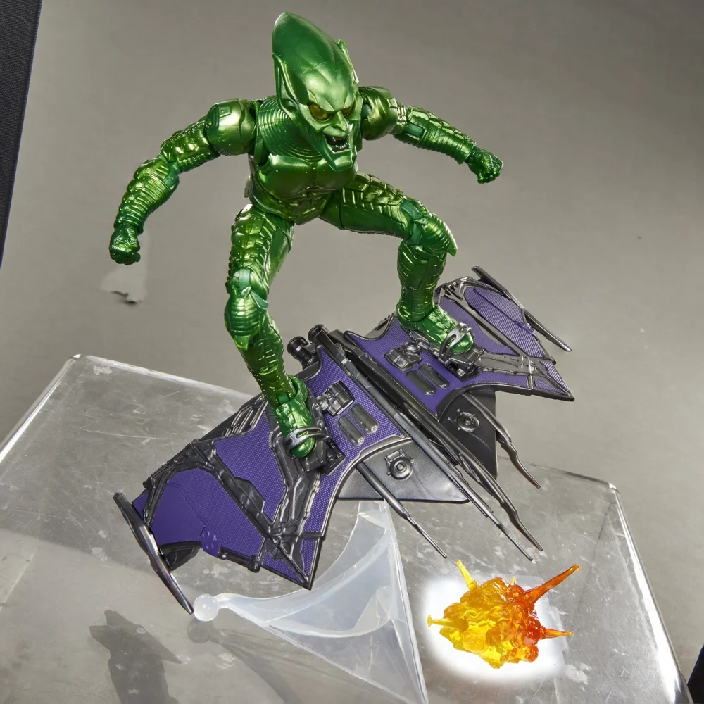 Marvel Legends Series Green Goblin, Spider-Man: No Way Home Deluxe 6” Action Figure Set Image 1