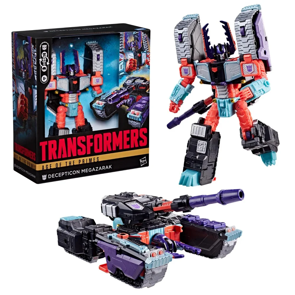 Transformers Age of the Primes Megazarak, Leader Class 19 cm Converting Action Figure, Robot Toys for Ages 8+ Image 1