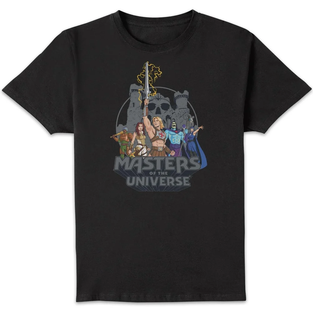 Masters Of The Universe Group Pose T-Shirt Black - XL Image 1
