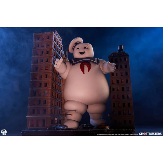 The Ghostbusters Diorama Statue Stay Puft Marshmallow Man Deluxe Edition 74 cm