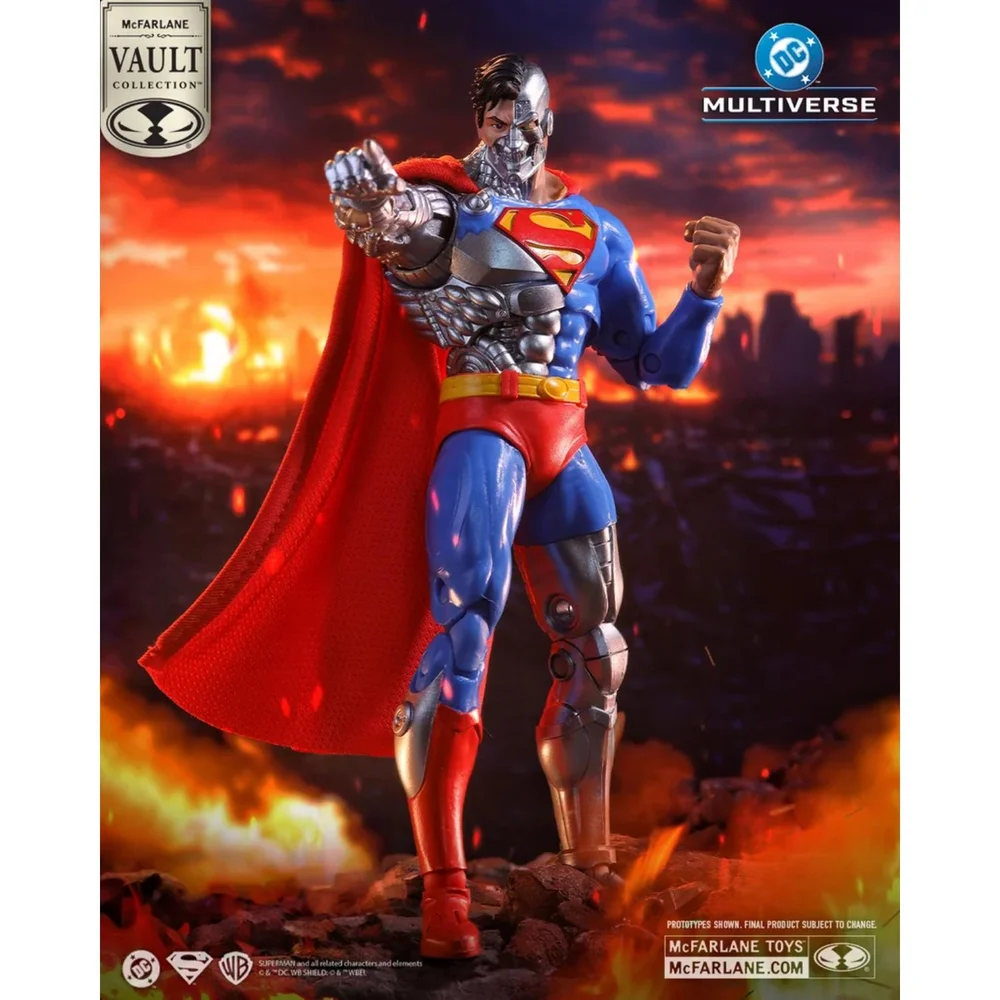 DC multiverse 7in - Cyborg Superman (McFarlane Vault) - Bandai Image 1
