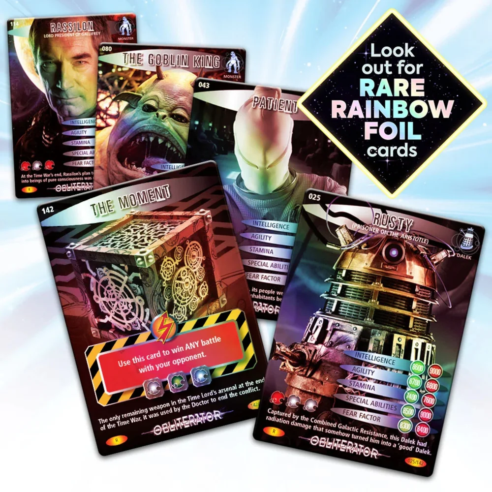 dr who set booster box Universes Beyond: Doctor youll find cards from classic and modern Doctor Who serving fans the most fantastic moments Doctor Who Battles in Time