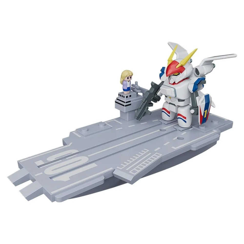 Metal Armor Dragonar Brickroid Action Figure Dragonar-1 (Opening Ver.) & Carrier Set 5 cm Image 1