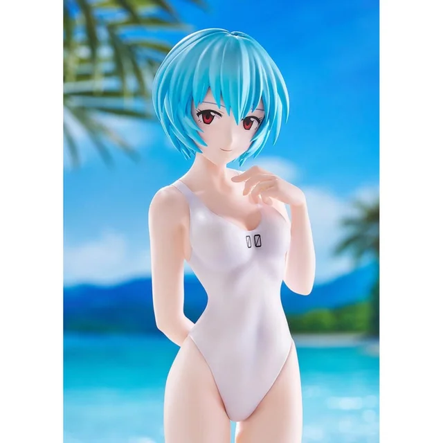 Rebuild of Evangelion Pop Up Parade Beach Queens Rei Ayanami (One-Piece Style) L Size 22 cm