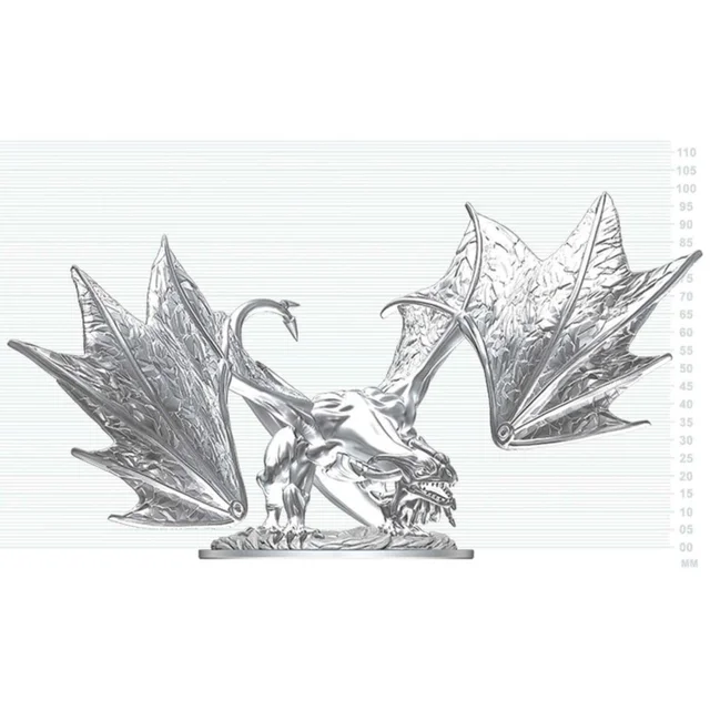 Dungeons & Dragons Nolzur's Marvelous Miniatures Unpainted Miniature Young Sapphire Dragon 20 cm