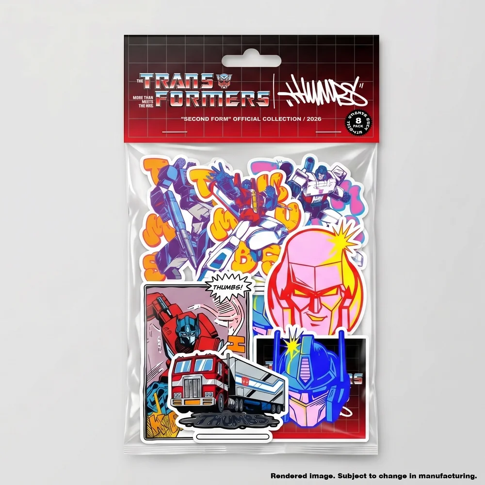 Transformers x THUMBS Sticker Pack Image 1