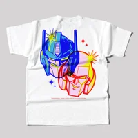 Transformers x THUMBS 3D Overlay T-Shirt White - undefined undefined