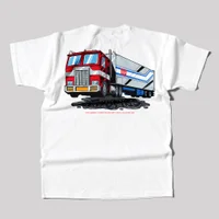 Transformers x THUMBS Optimus Prime Oil Spill T-Shirt White - undefined undefined