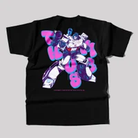 Transformers x THUMBS TT Megatron Aerosol Left Chest Print Art T-Shirt Black - undefined undefined