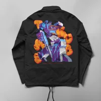 Transformers x THUMBS Soundwave Aerosol Coach Jacket Black - undefined undefined