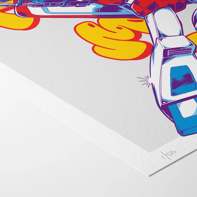 Transformers x THUMBS Starscream Aerosol Art Print