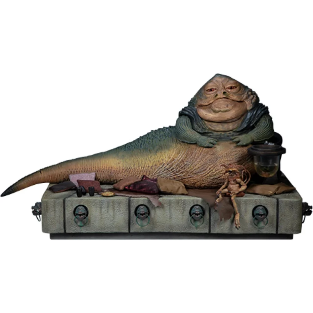 Sideshow 1/6 Jabba the Hutt & Throne Deluxe Figure Set Image 1