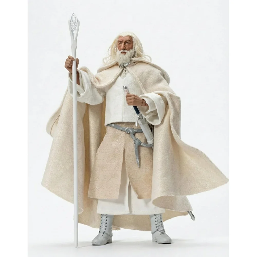Beast Kingdom The Lord of The Rings Action Figure Gandalf the White 21 cm Image 1