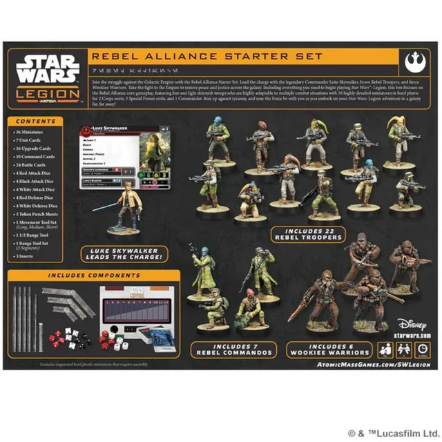 Star Wars: Legion Rebel Alliance Starter Set Miniatures Expansion