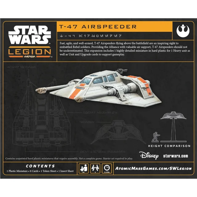 Star Wars: Legion T47 Airspeeder Miniatures Expansion
