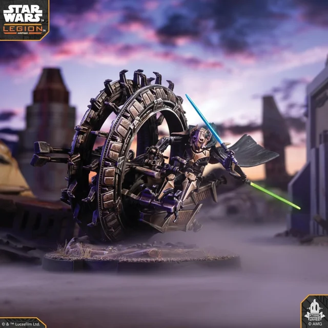 Star Wars: Legion General Grievous' TSMEU 6 Wheel Bike Miniatures Expansion