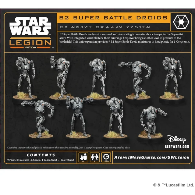 Star Wars: Legion B2 Super Battle Droids Miniatures Expansion
