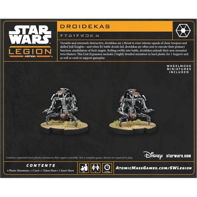 Star Wars: Legion Droidekas Miniatures Expansion