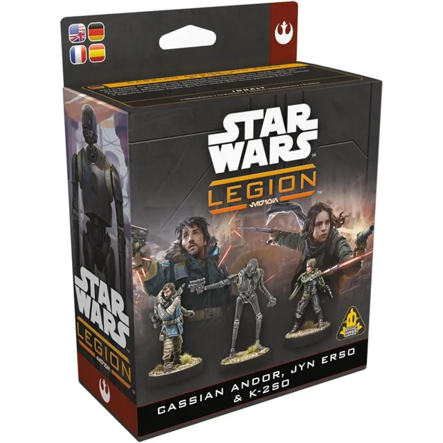 Star Wars: Legion Cassian Andor & Jyn Erso & K2SO Miniatures Expansion