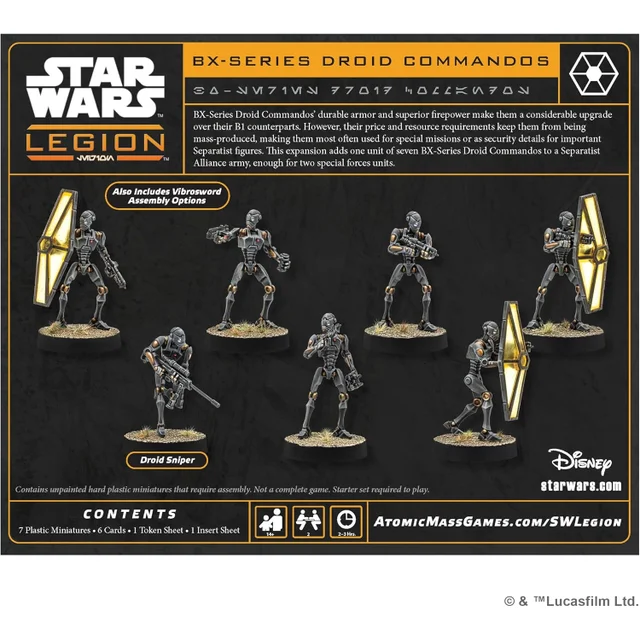 Star Wars: Legion BX Series Droid Commandos Miniatures Expansion
