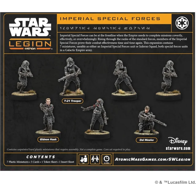 Star Wars: Legion Imperial Special Forces Miniatures Expansion
