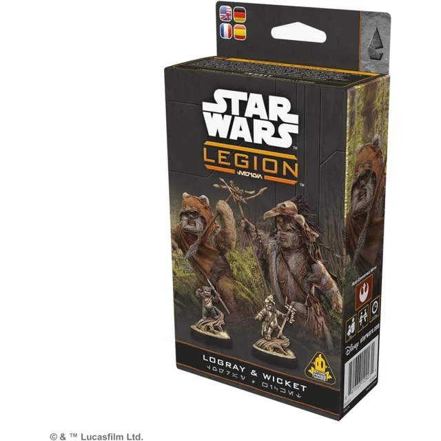 Star Wars: Legion Logray & Wicket Commander Miniatures Expansion
