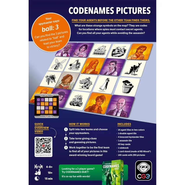 Codenames: Pictures Party Card Game