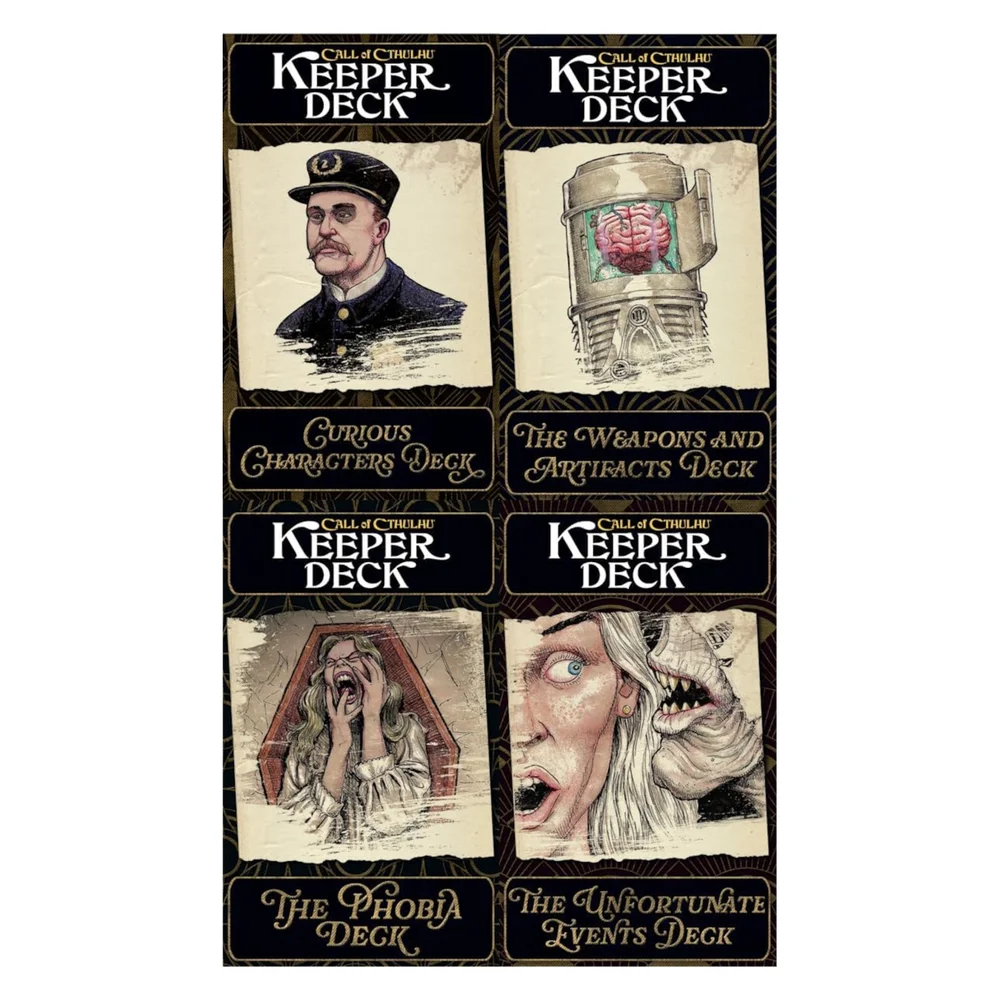 Call of Cthulhu RPG Game Keeper Decks 2nd Edition Image 1