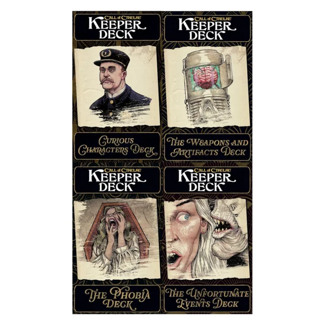 Call of Cthulhu RPG Game Keeper Decks 2nd Edition