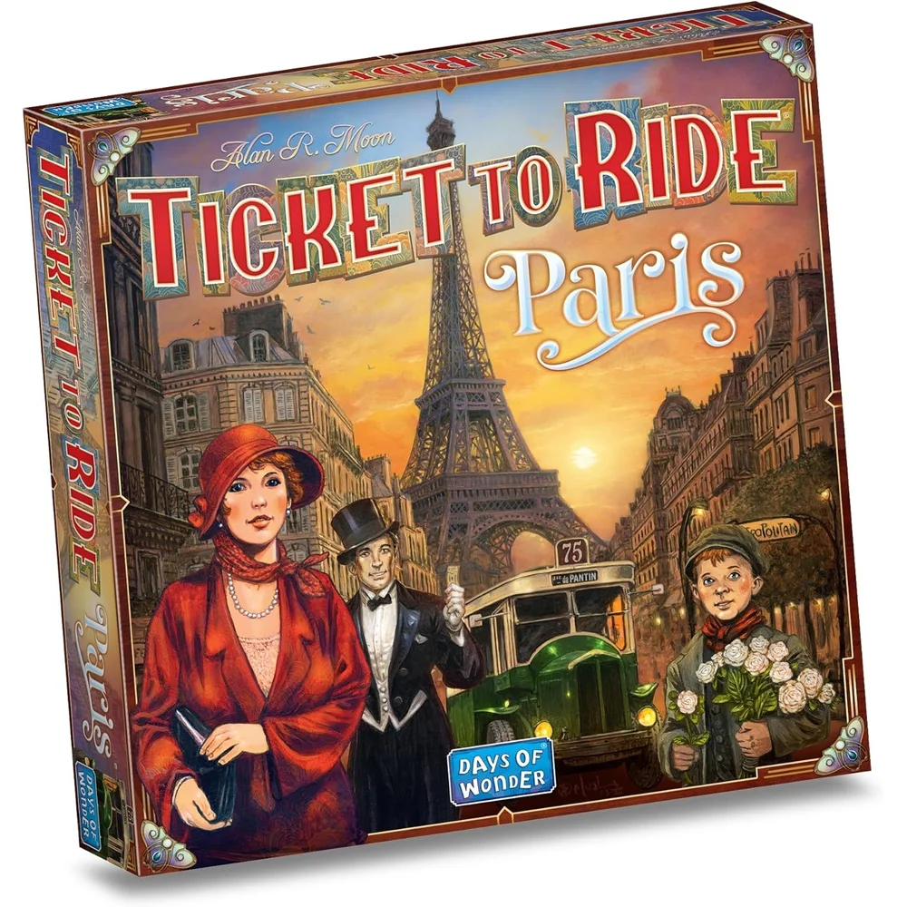 Ticket To Ride: Paris Family Board Game Image 1