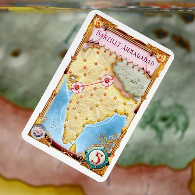 Ticket To Ride Family Board Game India & Switzerland Map Collection Expansion