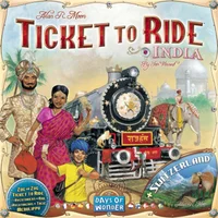 Ticket To Ride Family Board Game India & Switzerland Map Collection Expansion