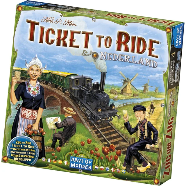 Ticket To Ride Family Board Game Nederlands Map Collection Expansion