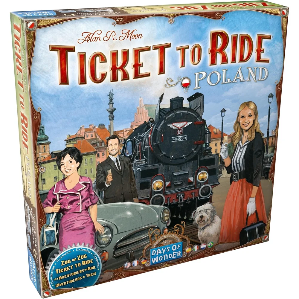 Ticket To Ride Family Board Game Poland Map Collection Expansion Image 1
