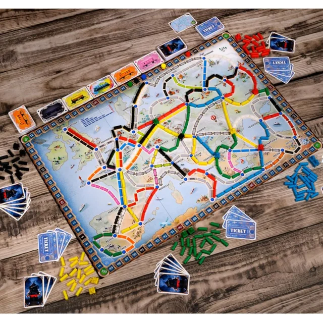 Ticket to Ride Europe Family Board Game