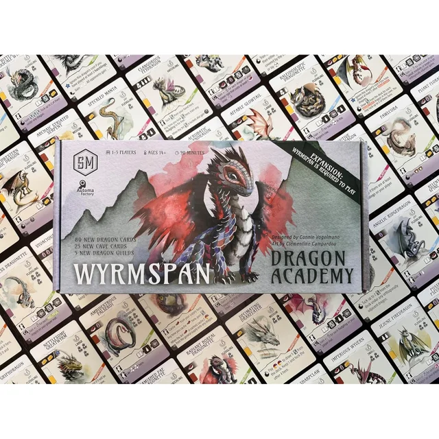 Wyrmspan Strategy Board Game Dragon Academy Expansion
