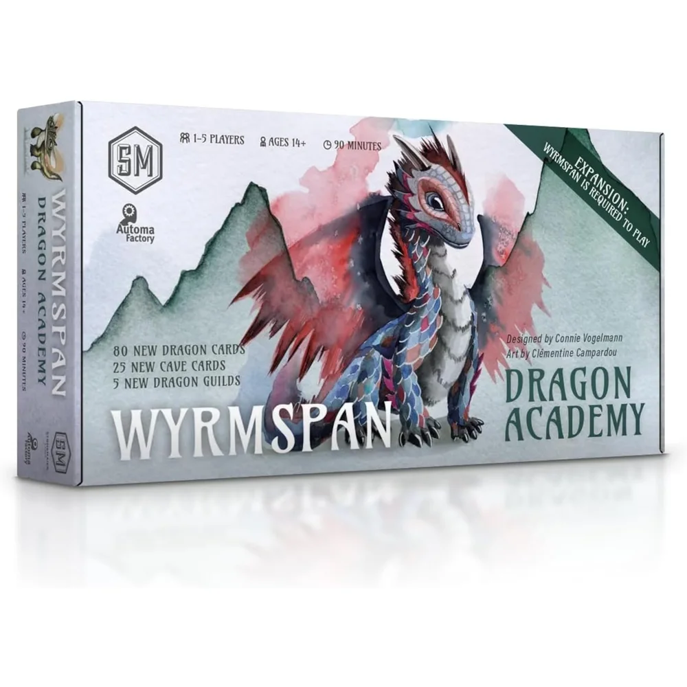 Wyrmspan Strategy Board Game Dragon Academy Expansion Image 1