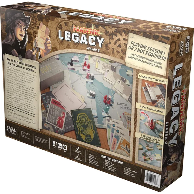 Pandemic Legacy Strategy Board Game Season Zero